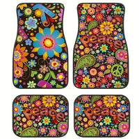 Vintage Bohemian Style Car Floor Mat Carpet
