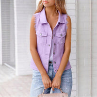 Denim Vest Jacket - Best Premium Deal | Everyday Home Deal
