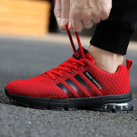 Unisex Breathable Fly-Woven Mesh Couple Sports Jogging Sneakers — Premium Footwear Deal | Everyday Home Deal