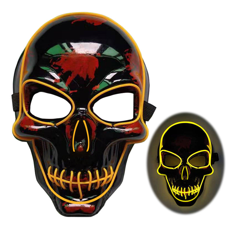 Halloween Skeleton Mask LED Glow Scary Mask | Everyday Home Deal