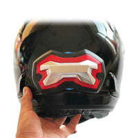 Helmet Restraint Battery And Turn Signal Light