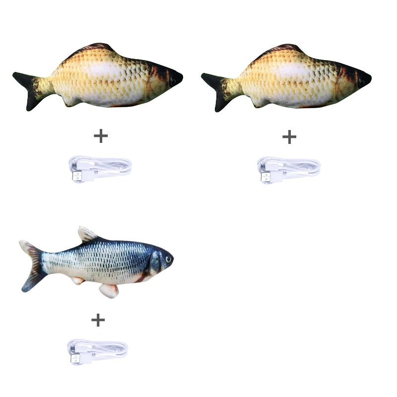 Without Cat Nip Version - Electric Jumping Fish Simulation Electric Fish Toy | Everyday Home Deal