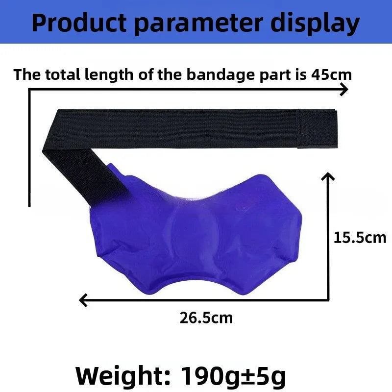 ‌Ankle Support Ice Wrap – Reusable Gel Cold Therapy Brace for Swelling & Pain Relief (360° Wrap Design，Physical Cooling)