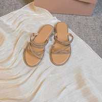 Flat Wide And Soft-soled Non-tiring French Retro Style