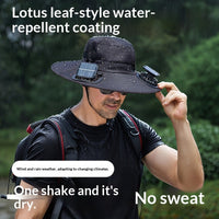 Spray Fan Hat Cooling Sunshade Fisherman Hat