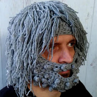 Knitted Wig Beard Hat - Best Clothing Deal | Everyday Home Deal