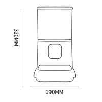 Pet Automatic Feeder Large Capacity Smart Voice Recorder APP Control Timer Feeding Cat Dog Food Dispenser With WiFi Pet Bo
