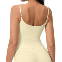 Womens Tight-fitting Padded Quick-drying Sports Top