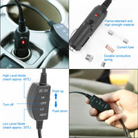 Heated Car Seat Cushion 12V Auto Seat Cover Warmer With Adjustable Temperature Controller