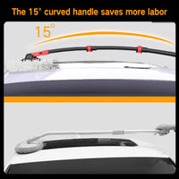 Portable 41-inch Automatic Water Car Wash Mop For Home And Outdoor Use, Featuring A Soft Brush Head To Prevent Scratches, Includes A 10-meter Hose That Connects To A Water Faucet, Suitable For Cleanin