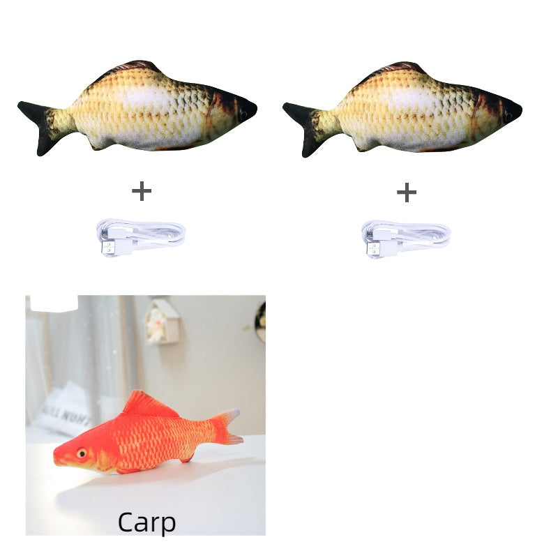 Without Cat Nip Version - Electric Jumping Fish Simulation Electric Fish Toy | Everyday Home Deal