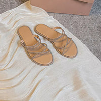 Flat Wide And Soft-soled Non-tiring French Retro Style
