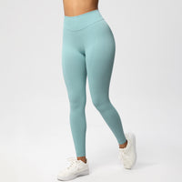 Solid-color Three-panel Waist-pleated Butt-lifting Low-rise Skinny Pants