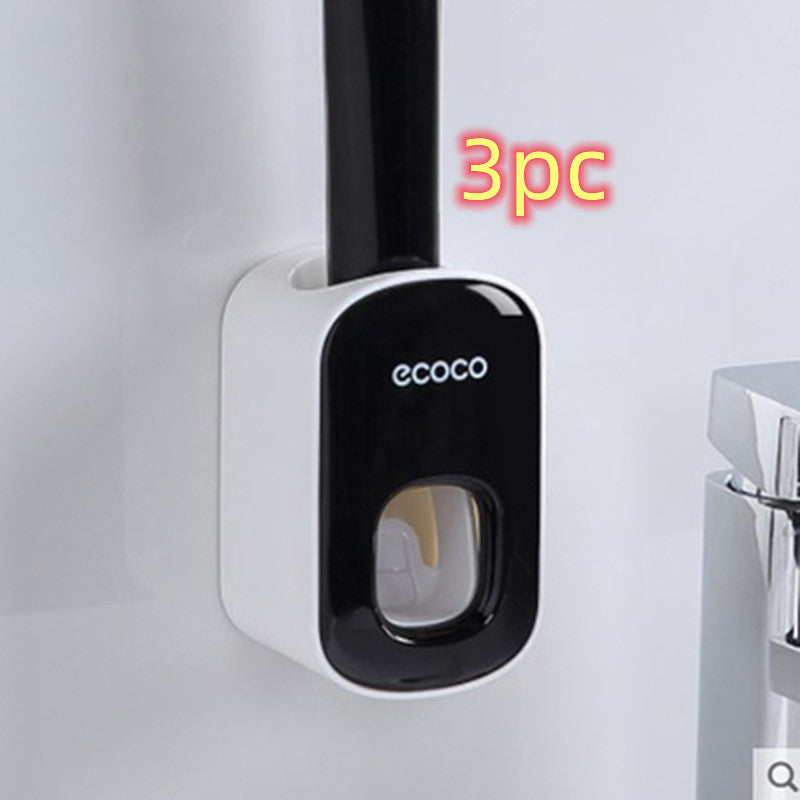 Wall Mounted Automatic Toothpaste Holder Bathroom Accessories Set Dispenser | Everyday Home Deal