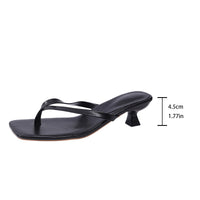 Pointed-toe Solid-color Square-toe High Heels