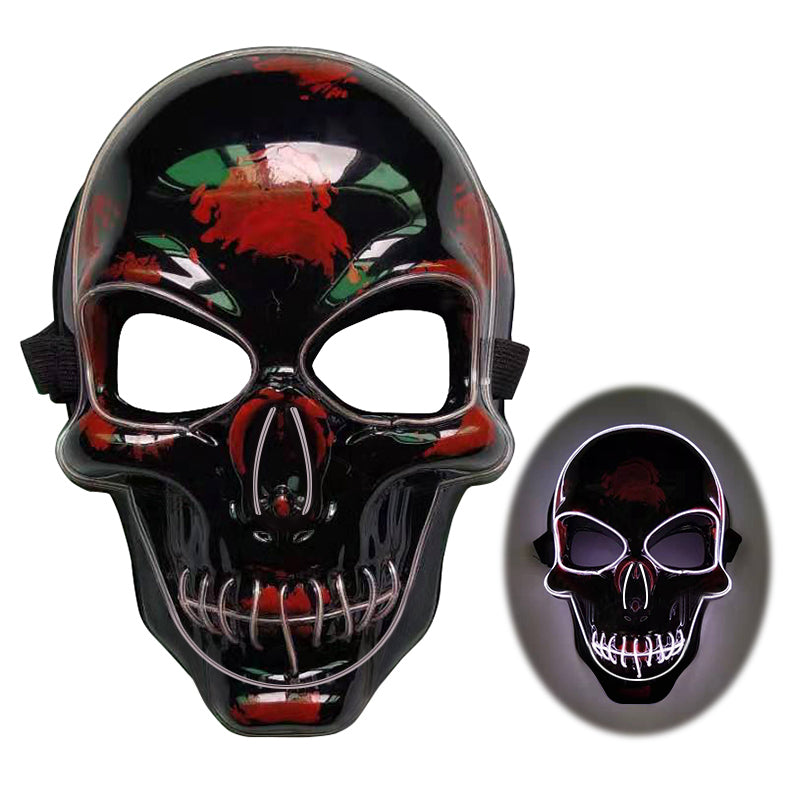 Halloween Skeleton Mask LED Glow Scary Mask | Everyday Home Deal