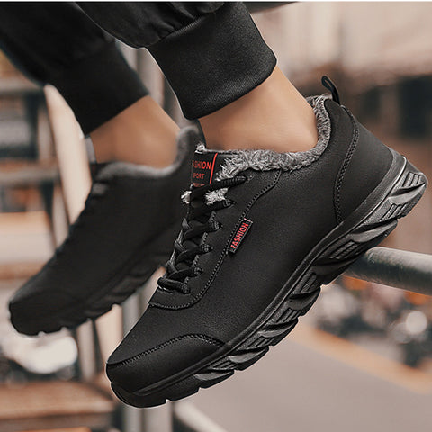 Men Sneakers Winter Warm Sports Shoes With Plush - Premium Best Winter Footwear Deal | Everyday Home Deal