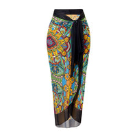 Summer Quick Drying Breathable Floral Skirt