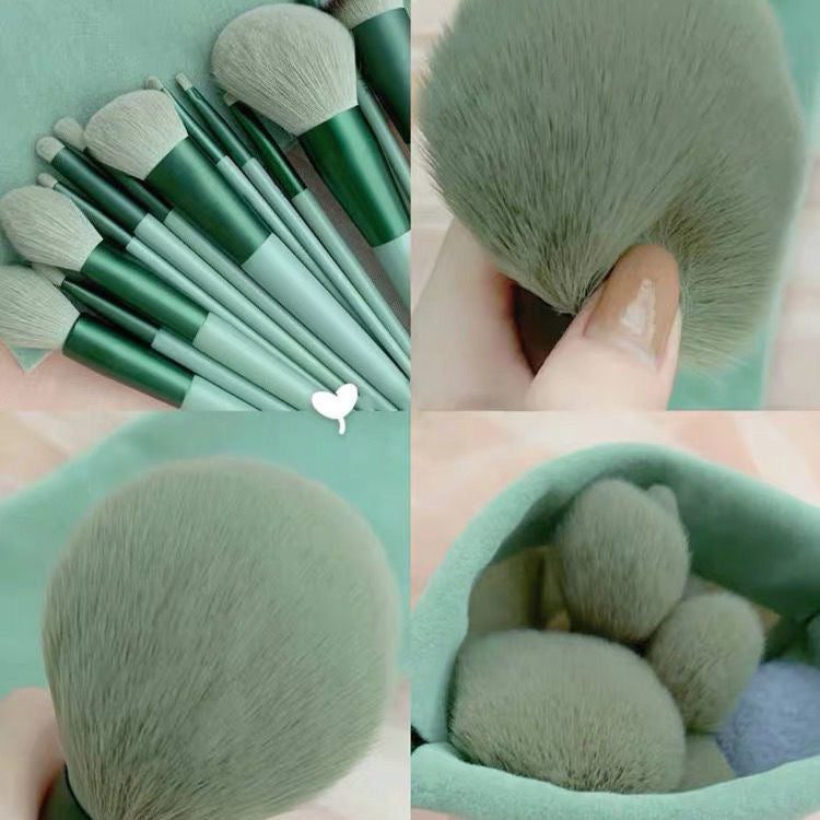 13Pcs Makeup Brush Set Make Up Concealer Brush Blush Powder Brush Eye Shadow Highlighter Foundation Brush Cosmetic Beauty Tools | Everyday Home Deal