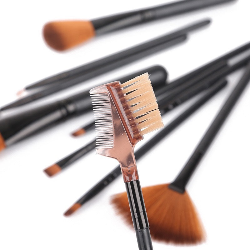 12pcs Makeup Brush Set Blush Eyeshadow Eyelash Highlighter Makeup Brush | Everyday Home Deal