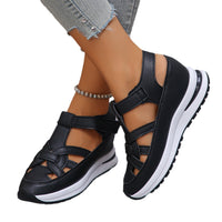 European And American Wedge-heel Roman-style Womens Shoes Size 43