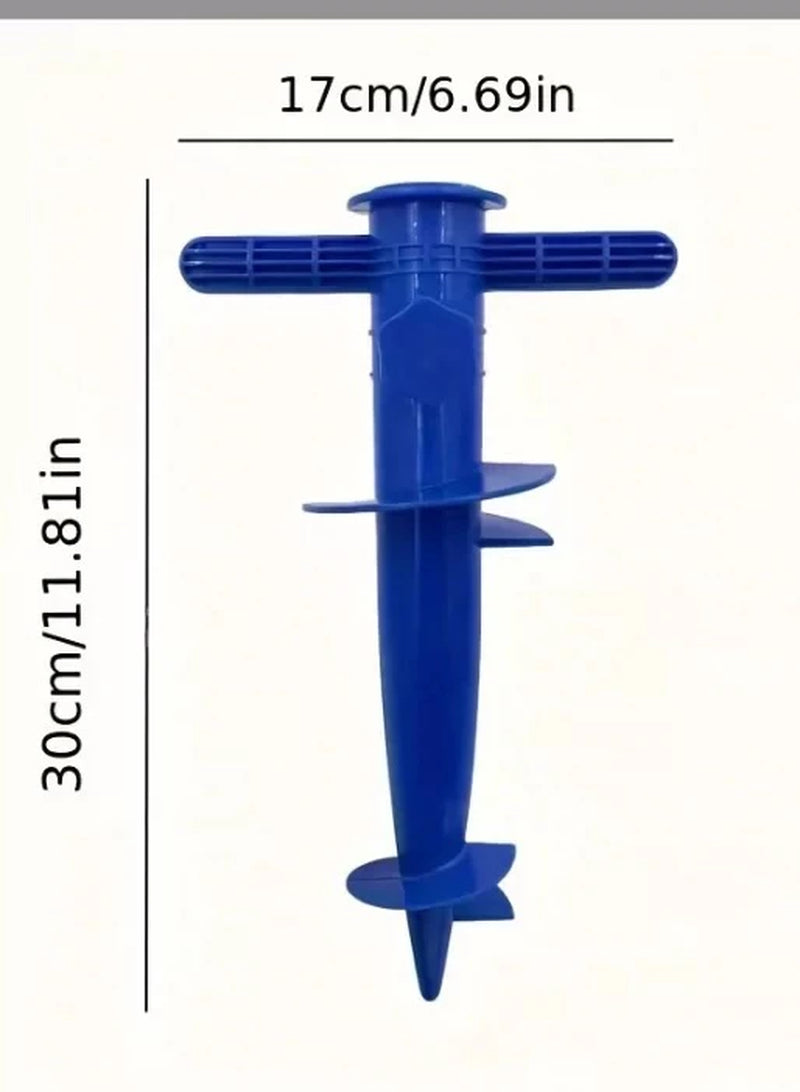 1PC Adjustable Plastic Umbrella Base Anchor Stand Spike Auger Durable Sand Ground Fixing Tool