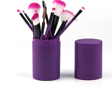 12pcs Makeup Brush Set Blush Eyeshadow Eyelash Highlighter Makeup Brush | Everyday Home Deal