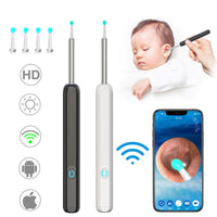 NE3 Ear Cleaner Otoscope Ear Wax Removal Tool With Camera LED Light Wireless Ear Endoscope Ear Cleaning Kit For I-phone | Everyday Home Deal