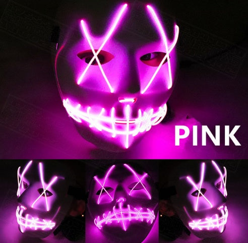 Halloween Led Glowing Full Face Mask | Everyday Home Deal