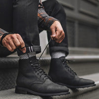 Mens Retro Round-toe Work Boots