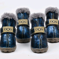 Dog Thick Snow Boots Keep Warm Teddy Autumn And Winter VIP Shoes