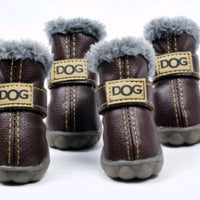 Dog Thick Snow Boots Keep Warm Teddy Autumn And Winter VIP Shoes