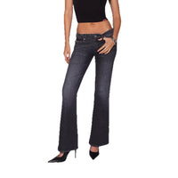 Womens Relaxed-fit Straight-leg Low-rise Bootcut Jeans