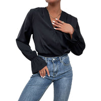 Women's FlareSleeve Jumpsuit With Long Sleeves