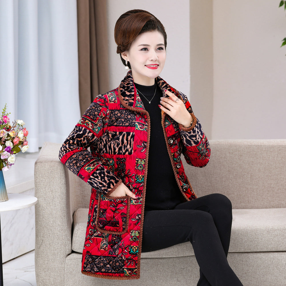 Floral Cotton Coat - Best Premium Clothing Deal | Everyday Home Deal