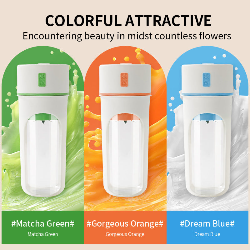 Kitchen Electric Juicer USB Charging Wireless Juices Blender Fruit Orange Mixer Squeezer Machine Ice Crush Cup Food Processor | Everyday Home Deal