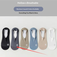 Mens Ankle Socks Summer Thin Style With Ice-silk Cotton Lining And Breathable Mesh