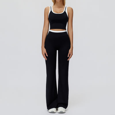 Contrast Nude Yoga Suit - Best Premium Clothing Deal | Everyday Home Deal
