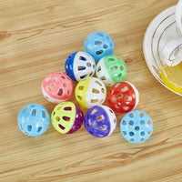 Pet Cat Toy Hollow Out Plastic Bell Interactive Sounding Supplies