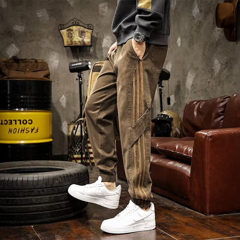 Mens Loose Fit Trendy Ankle-Tightening Pants - Premium Apparel Deal | Everyday Home Deal