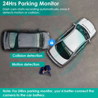 3-channel Car Camera With 32GB MMC Card