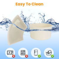 2Pcs 360° Rotating Snack Tray with Lid Handle & 6 Dividers | Everyday Home Deal