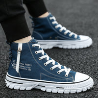 Men's Premium Autumn Korean Classic High-Top Canvas Board Shoes — Premium Footwear Deal | Everyday Home Deal