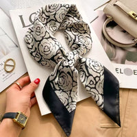New Womens Versatile Square Silk Scarf - Best Accessory Deal | Everyday Home Deal