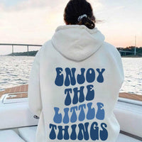 Hoodie Back Text Oversized Hoodie