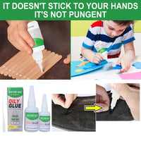 4PCS Welding High Strength Oily Glue,Universal Glue ,Super Glue Strong Glue For Resin Ceramic Metal Glass Leather,20g