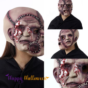 Halloween Three-sided Grimace Horror Mask Cosplay Mask Party Scary Mask Prop | Everyday Home Deal