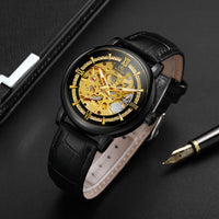 European And American-style Mens Fashionable Hollow-out Mechanical Watch