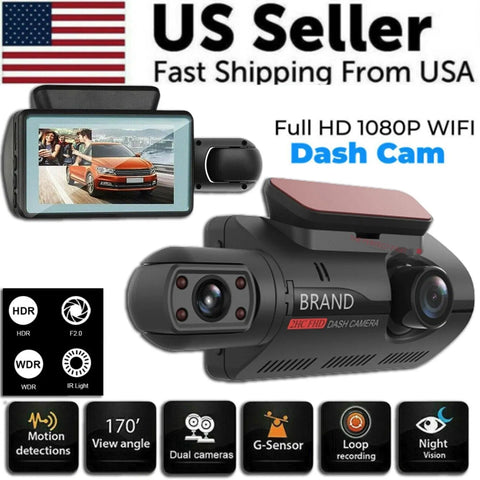 1080P Dual Dash Cam - Best Car Deal | Everyday Home Deal