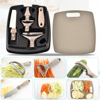3-Piece Kitchen Cutter Set with Chopping Board, Fruit Knife & Peeler | Everyday Home Deal